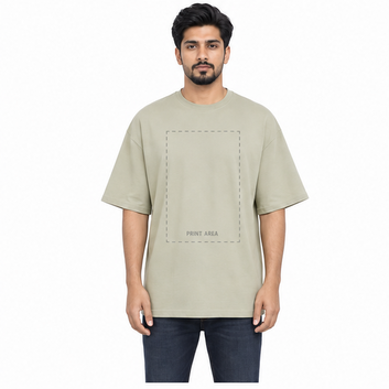 Oversized Custom Drop Shoulder T-Shirt